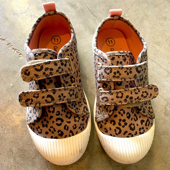 Toddler Parker Leopard Print Sneakers 11T - Picture 1 of 5